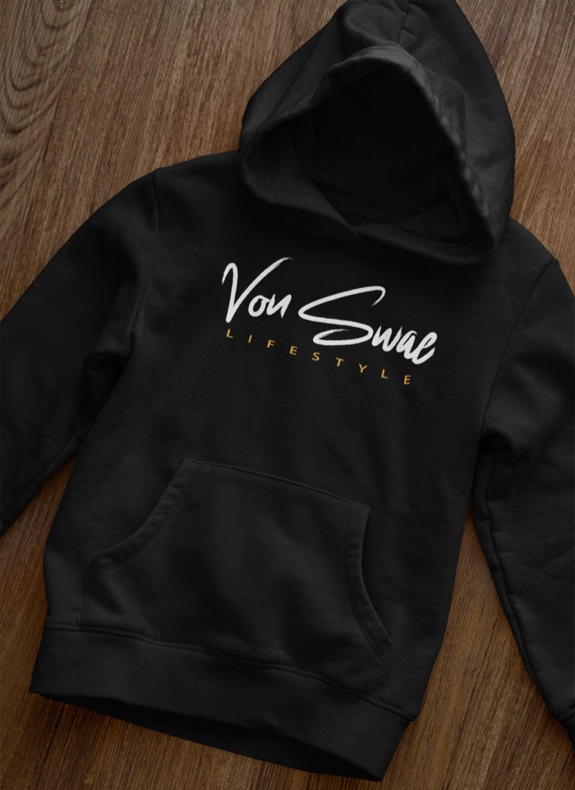 Black/White/Gold Hoodie