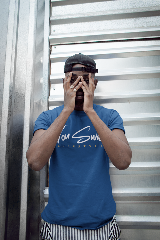 Navy Blue/White/Gold